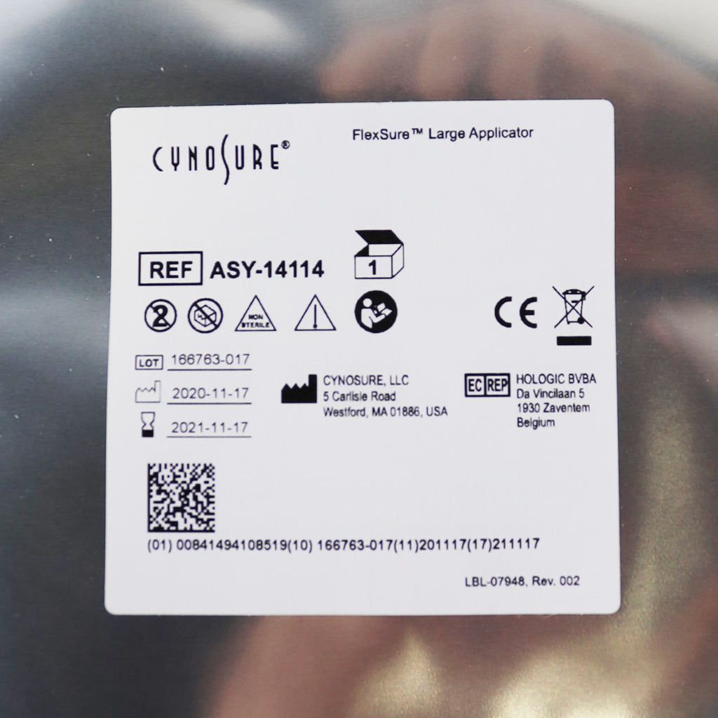 Cynosure FlexSure RadioFrequency Large Applicator Wrappable ASY-14112 EXP 2021