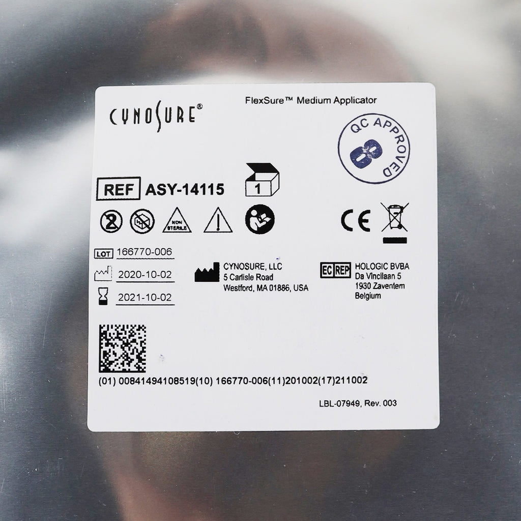 Cynosure FlexSure RF Medium Applicator ASY-14115 EXP 10/2020