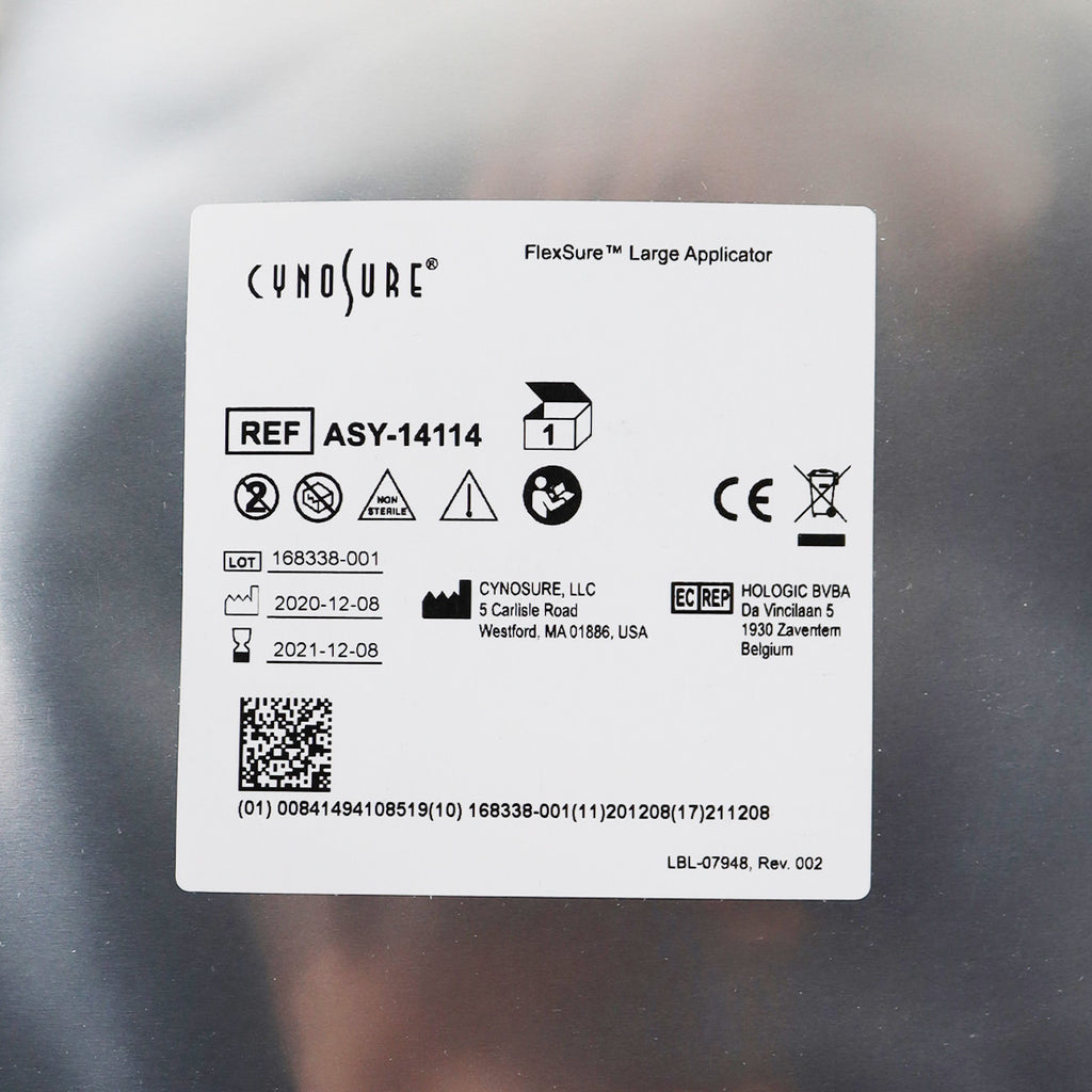 Cynosure FlexSure RF Large Applicator ASY-14114 EXP 12/2021