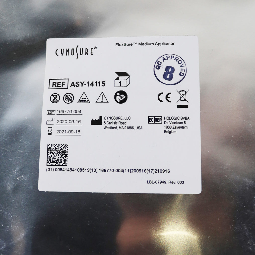 Cynosure FlexSure RF Medium Applicator ASY-14115 EXP 09/2021