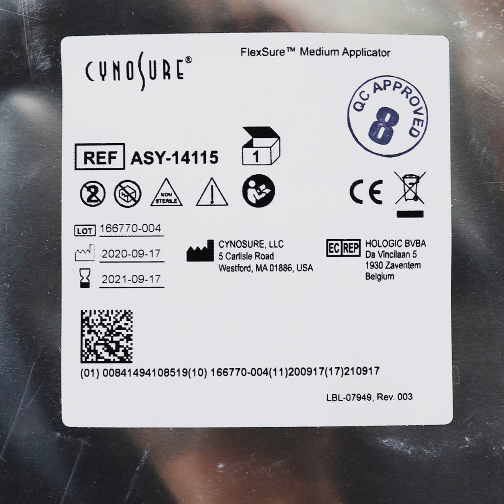 Cynosure FlexSure RF Medium Applicator ASY-14115 x1 EXP 09/2021