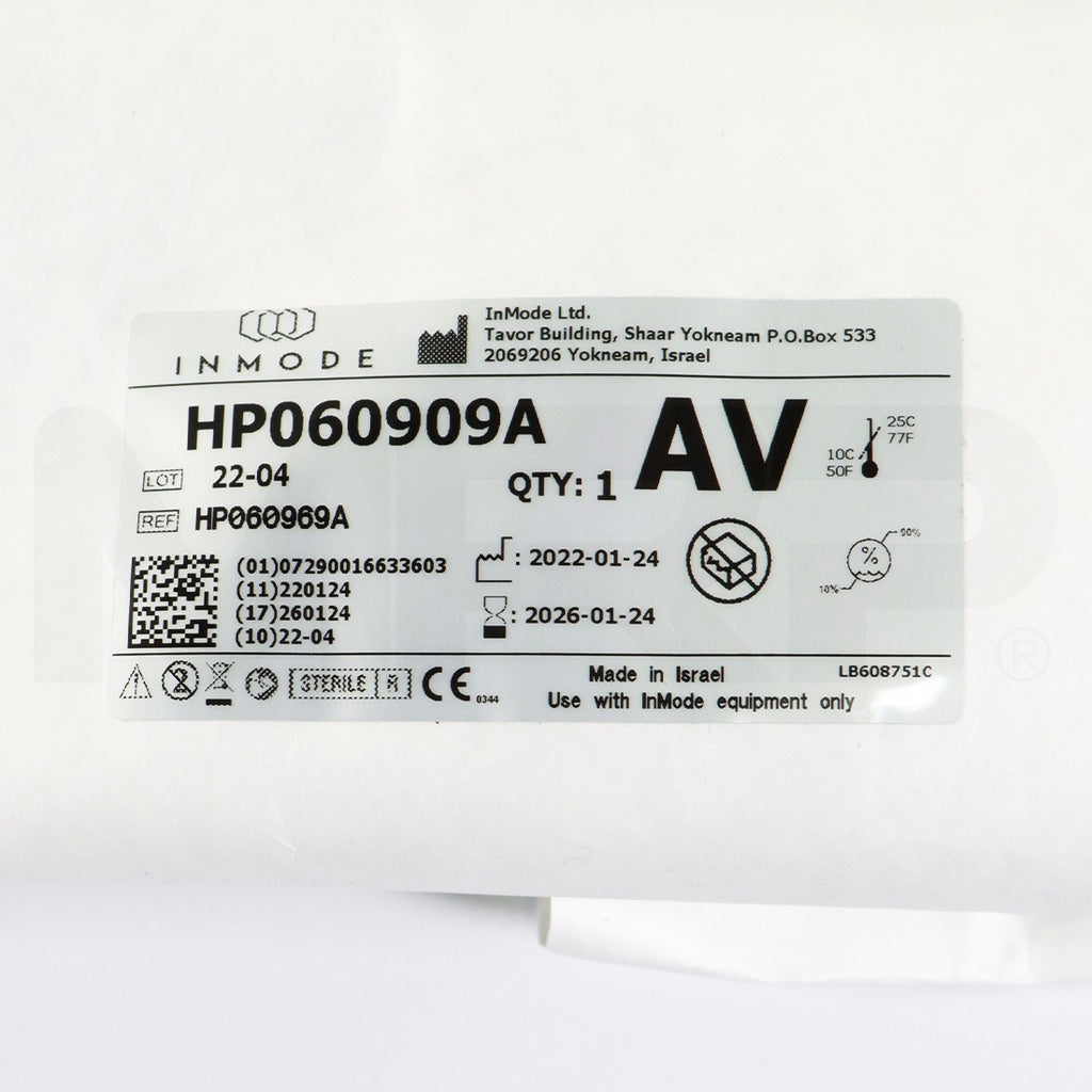 InMode AccuTite Dual Sensor Applicator Handpiece HP060909A, EXP 01/2026
