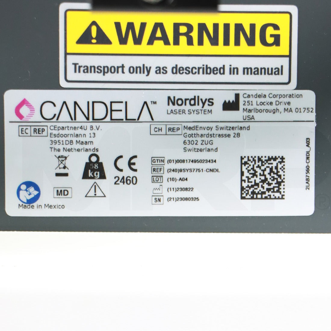 2021 Candela Nordlys IPL Fractional Laser Skin Rejuvenation System