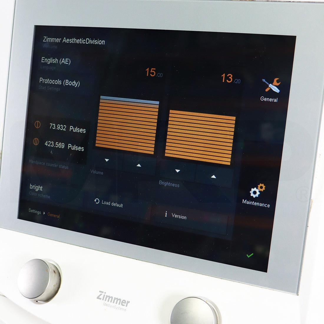 2016 Zimmer ZWave Pro Cellulite Body Contour Skin Tightening System