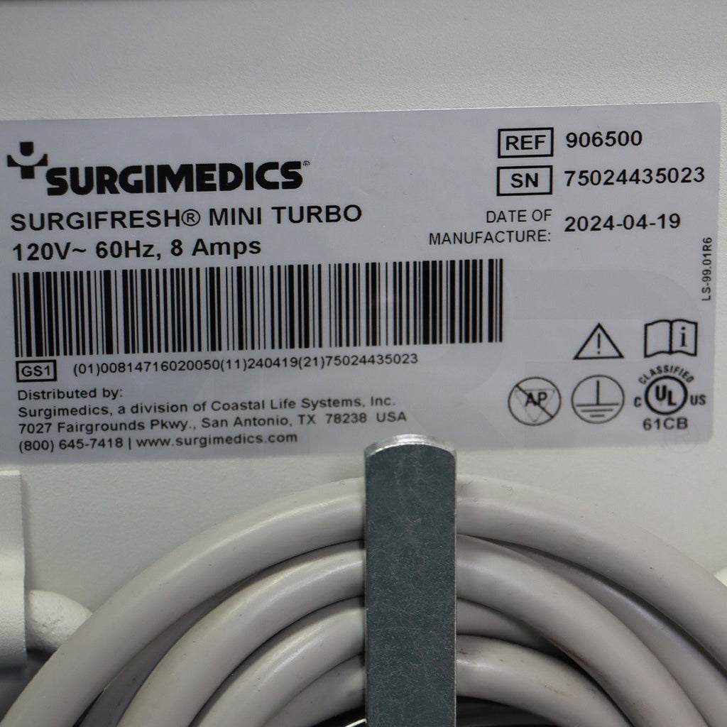 2024 SurgiMedics SurgiFresh Mini Turbo Air Evacuation System
