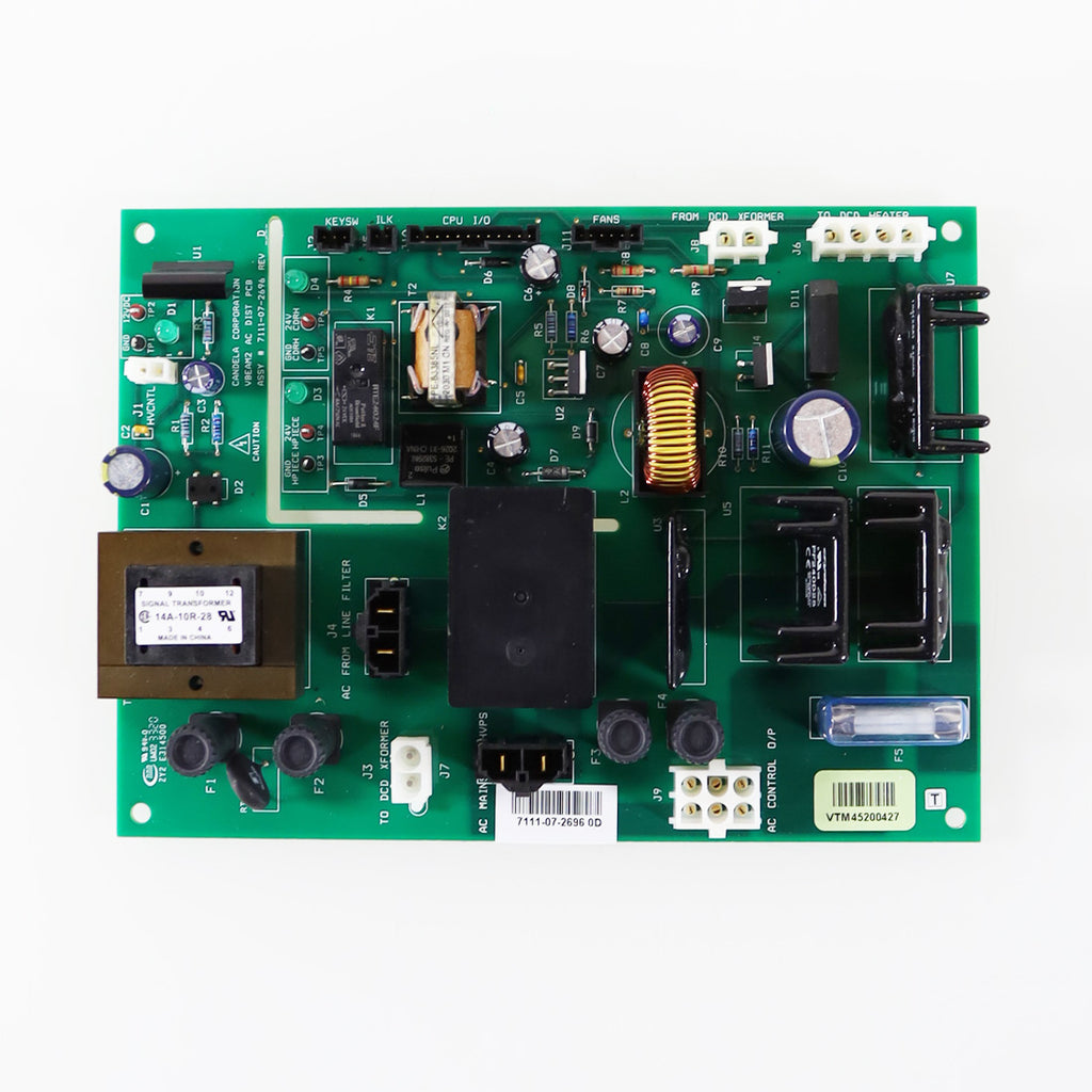 Candela VBeam2 Perfecta V Beam Laser AC Pwr Distribution Board PCB 7111-07-2696