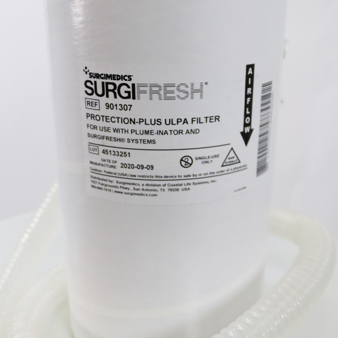 SurgiMedics SurgiFresh Protection-Plus Upla Filter Prefilter Tube