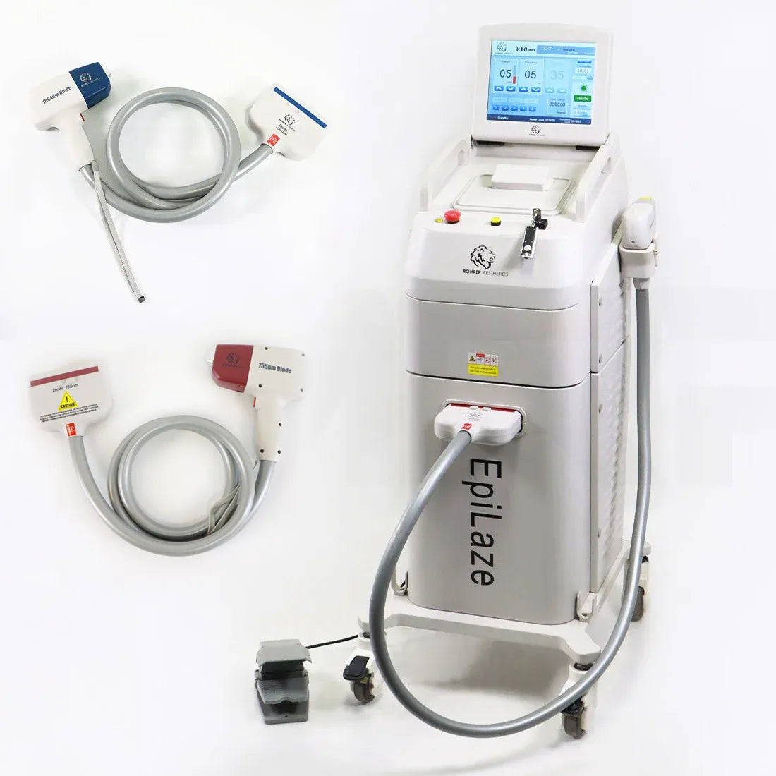 2024 Rohrer Aesthetics EpiLaze Hair Removal HR 755nm 810nm 1064nm Diode System