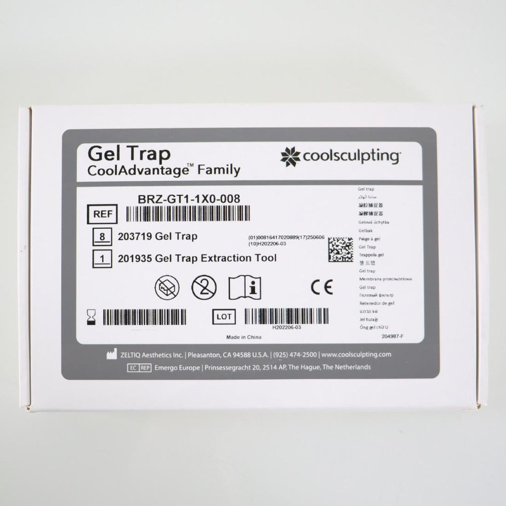 ZELTIQ CoolSculpting CoolAdvantage Gel Trap BRZ-GT1-1X0-008 x9 Pcs EXP 03-2026