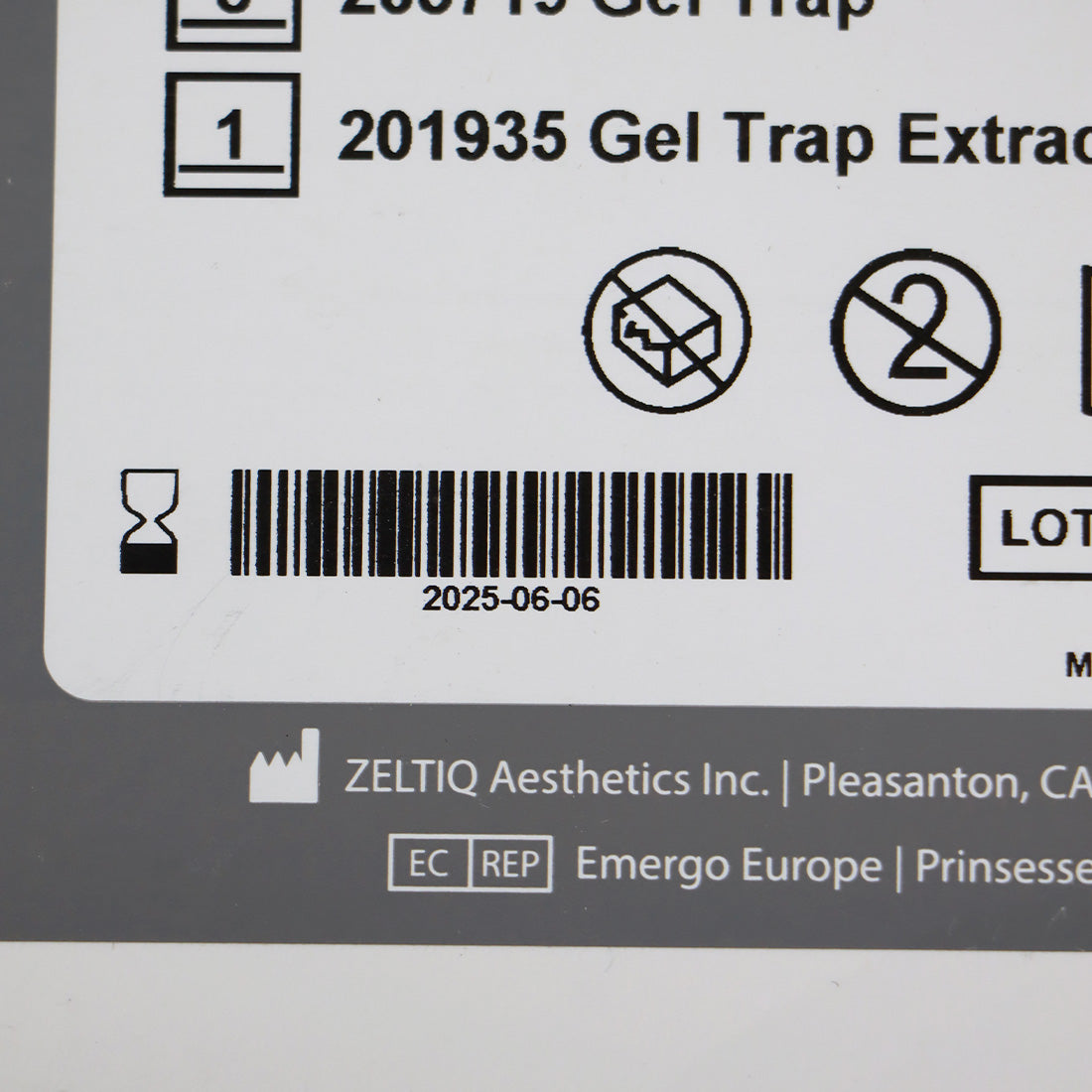 ZELTIQ CoolSculpting CoolAdvantage Gel Trap BRZ-GT1-1X0-008 x9 Pcs EXP 06-2025