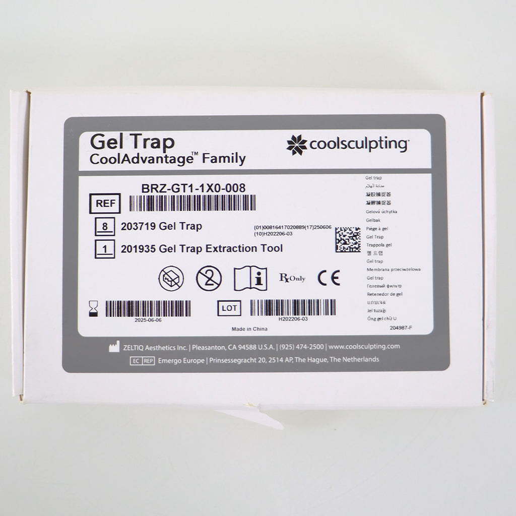 ZELTIQ CoolSculpting CoolAdvantage Gel Trap BRZ-GT1-1X0-008 x6 Pcs EXP 06-2025