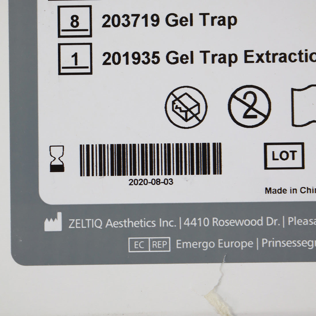 ZELTIQ CoolSculpting CoolAdvantage Gel Trap BRZ-GT1-1X0-008 x5 Pcs EXP 2020