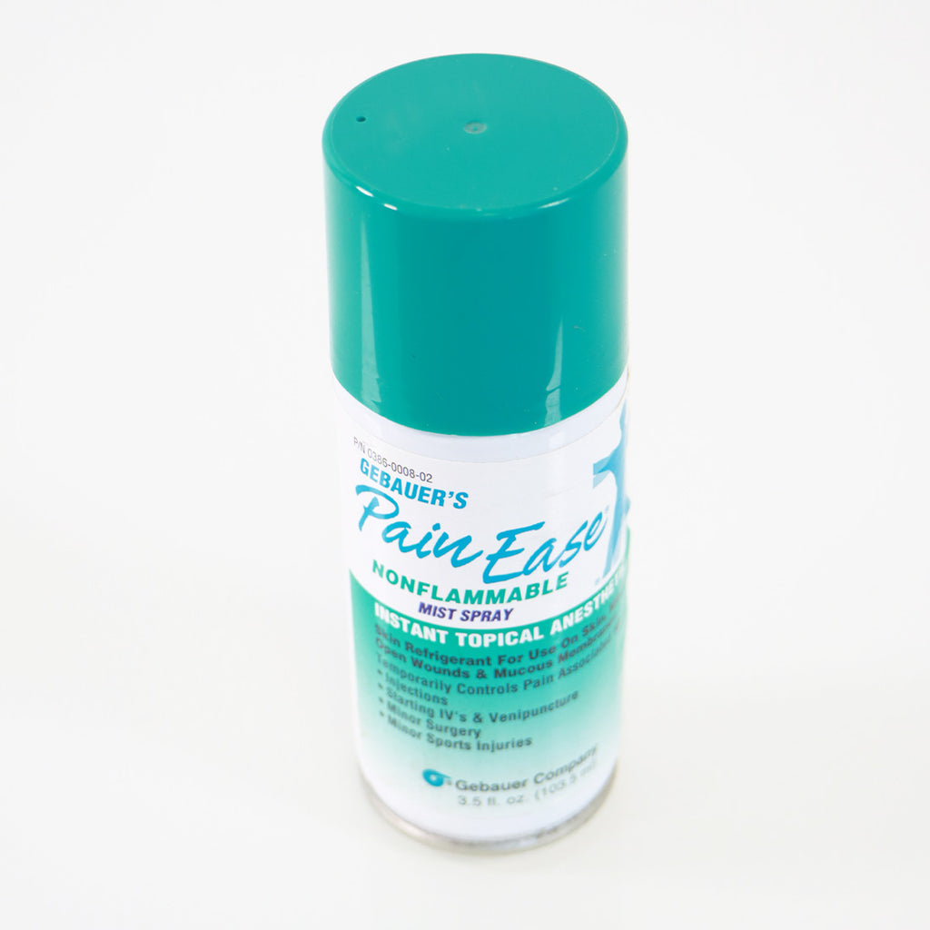 Gebauers Pain Ease Non Flammable Mist Spray Topcial Anesthetic 3.5oz Can