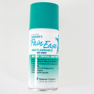 Gebauers Pain Ease Non Flammable Mist Spray Topcial Anesthetic 3.5oz Can