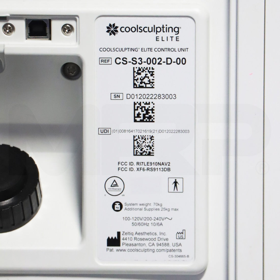2022 Zeltiq CoolSculpting Elite Body Contouring System