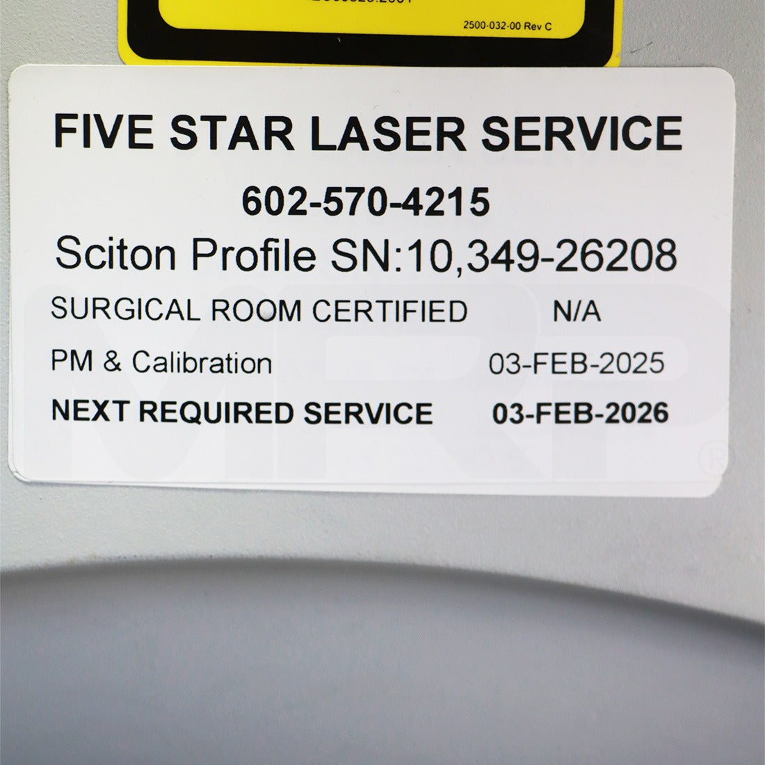 2004 Sciton Profile Skin Resurfacing Nd:YAG Er:Yag 1064nm 2940nm System