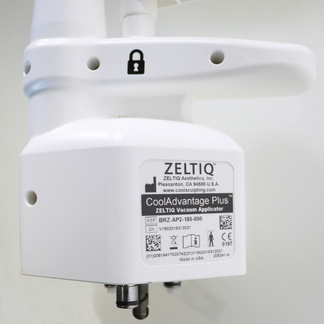 Zeltiq CoolAdvantage CoolSculpting Plus Vacuum Applicator BRZ-AP2-180-000