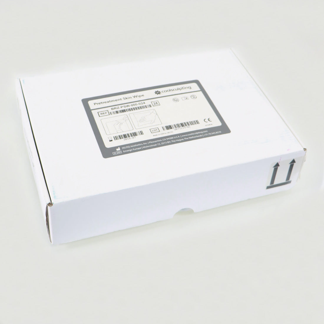 Zeltiq CoolSculpting Pretreatment Skin Wipe BRZ-PSW-000-024 x24 EXP 07/2018