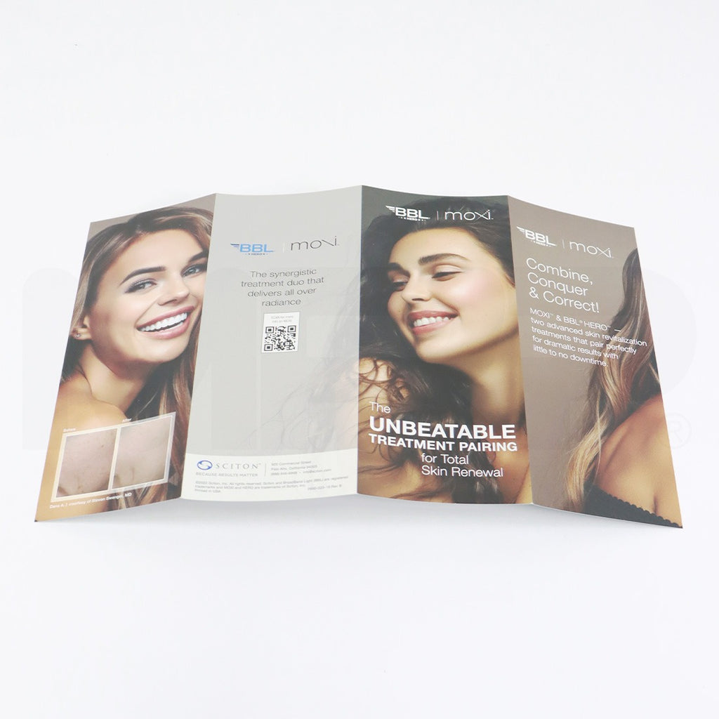 Sciton BBL Hero Moxi Skin Treatment Patient Marketing Brochures, New 25-Pack