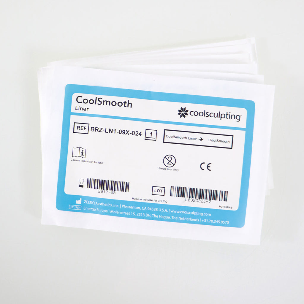 Zeltiq CoolSculpting CoolSmooth Applicator Liner BRZ-LN1-09X-024 11PK EXP2017