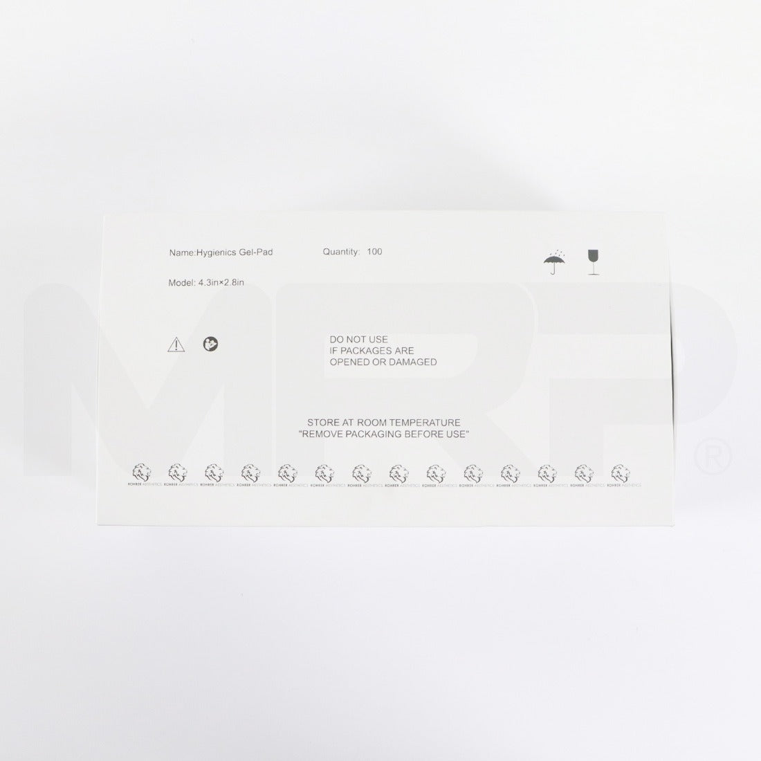 Rohrer Aesthetics Large Hygienics Gel-Pads, 40-Pack