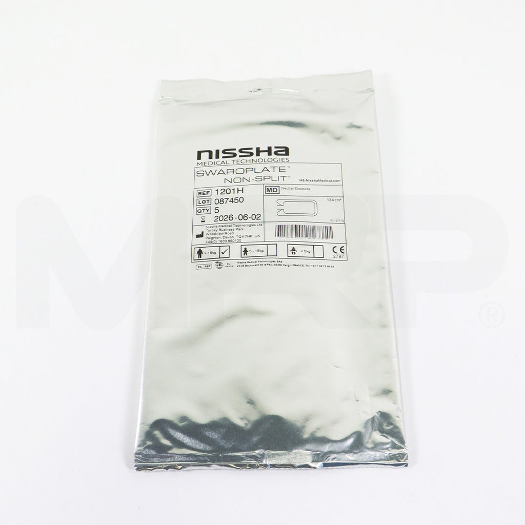 Nissha Medical Technologies Swaroplate Non-Split Neutral Electrode 4x pack