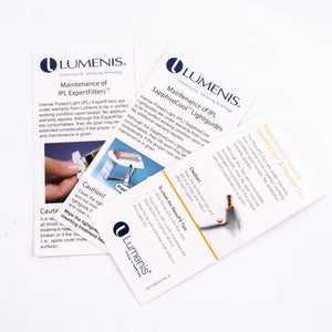 Lumenis Maintenance Guides - ExpertFilters, SapphireCool Lightguides & ResurFX