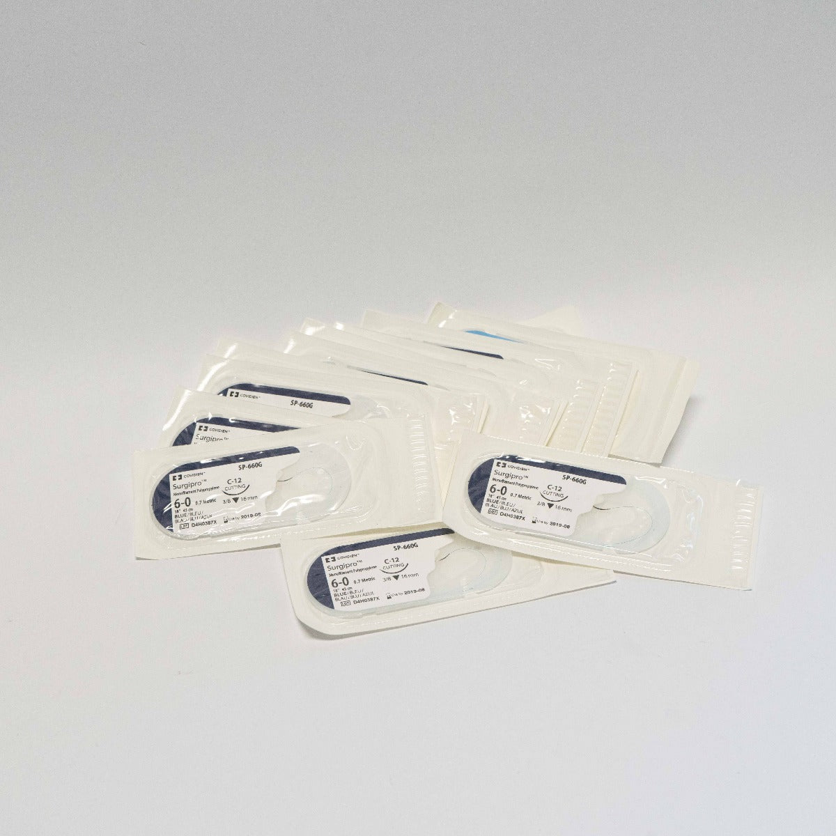Surgipro Monofilament Polypropylene C-12 Cutting Blue Suture 16mm 3/8c SP-660G