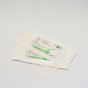 Ethicon Nylon Suture Black Monofilament FS-1 24mm 3/8c Reverse Cutting x3pcs