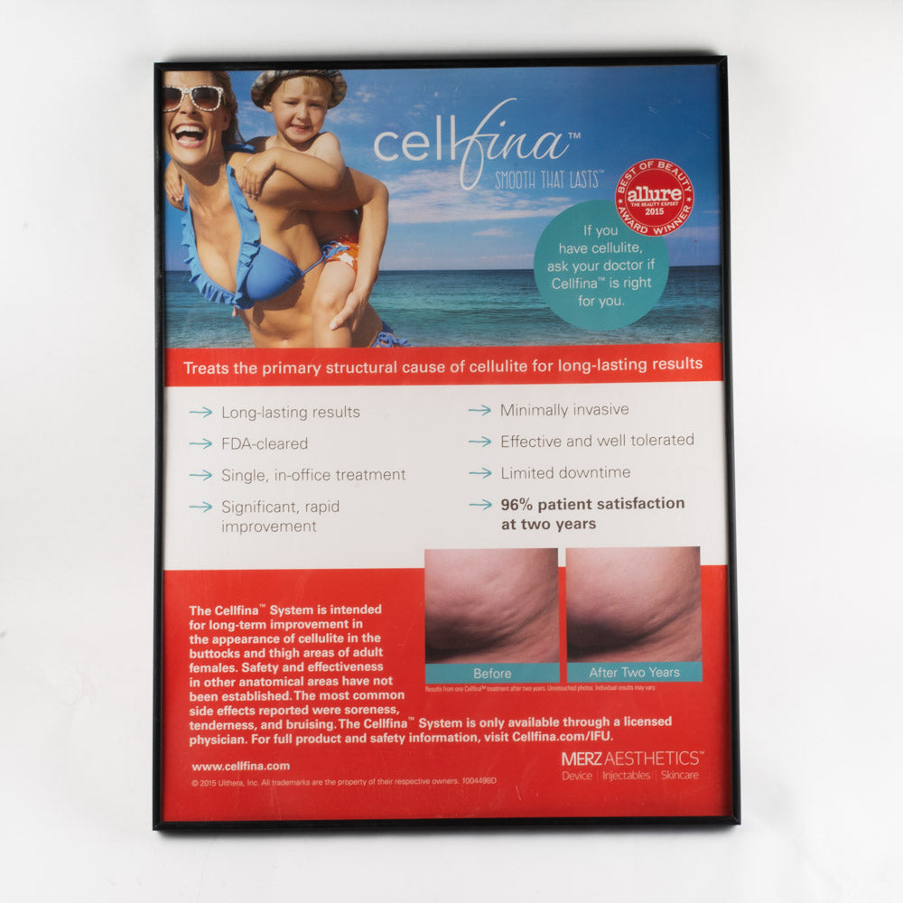 MERZ Aesthetic CELLFINA System 18x24" Framed Promotional Marketing Office Poster