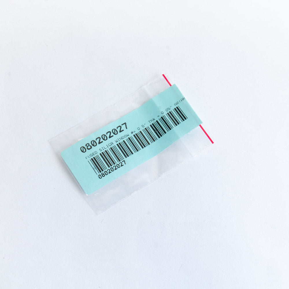 Single DEKA Fused Silica Window 0.05 TKO .05 Thickness AR/AR @ 106 755 1064 nm