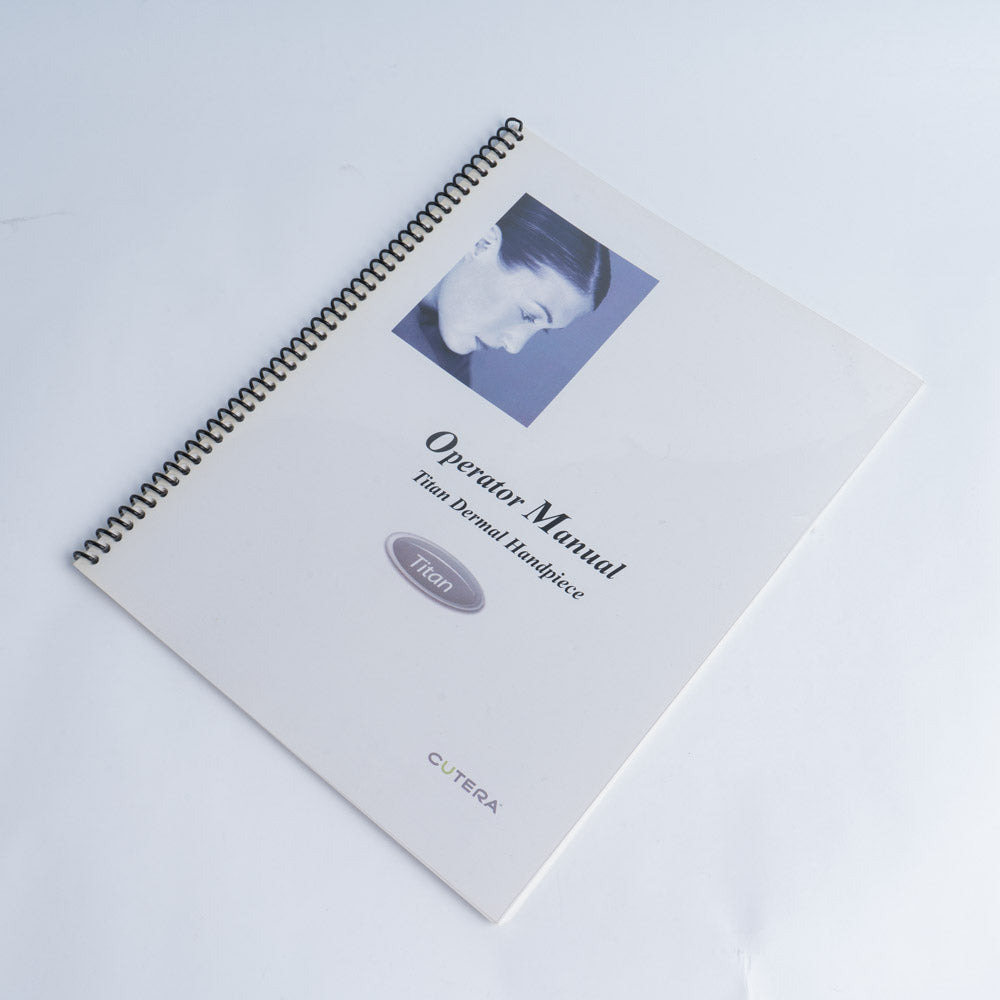 Cutera Titan Dermal Handpiece Operator Manual - D0199 REV A