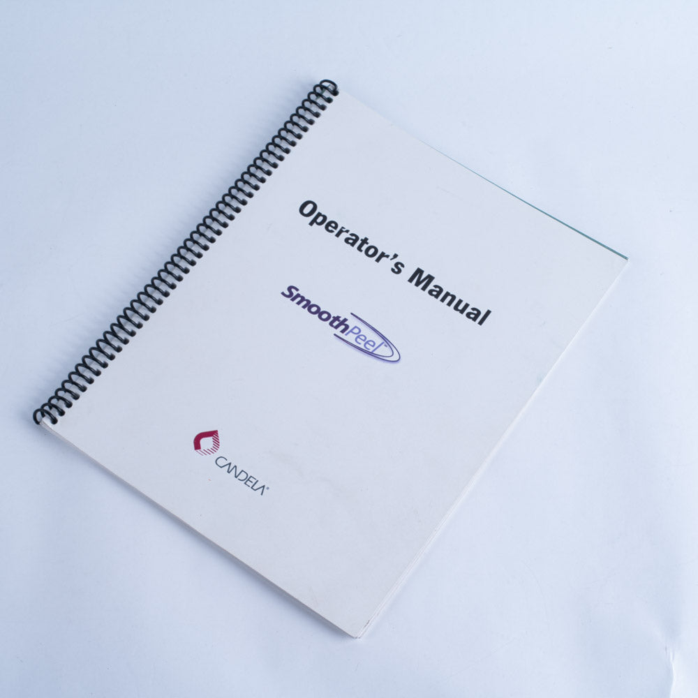 2007 Candela SmoothPeel Operator's Manual - CCU 190 Version 1.0