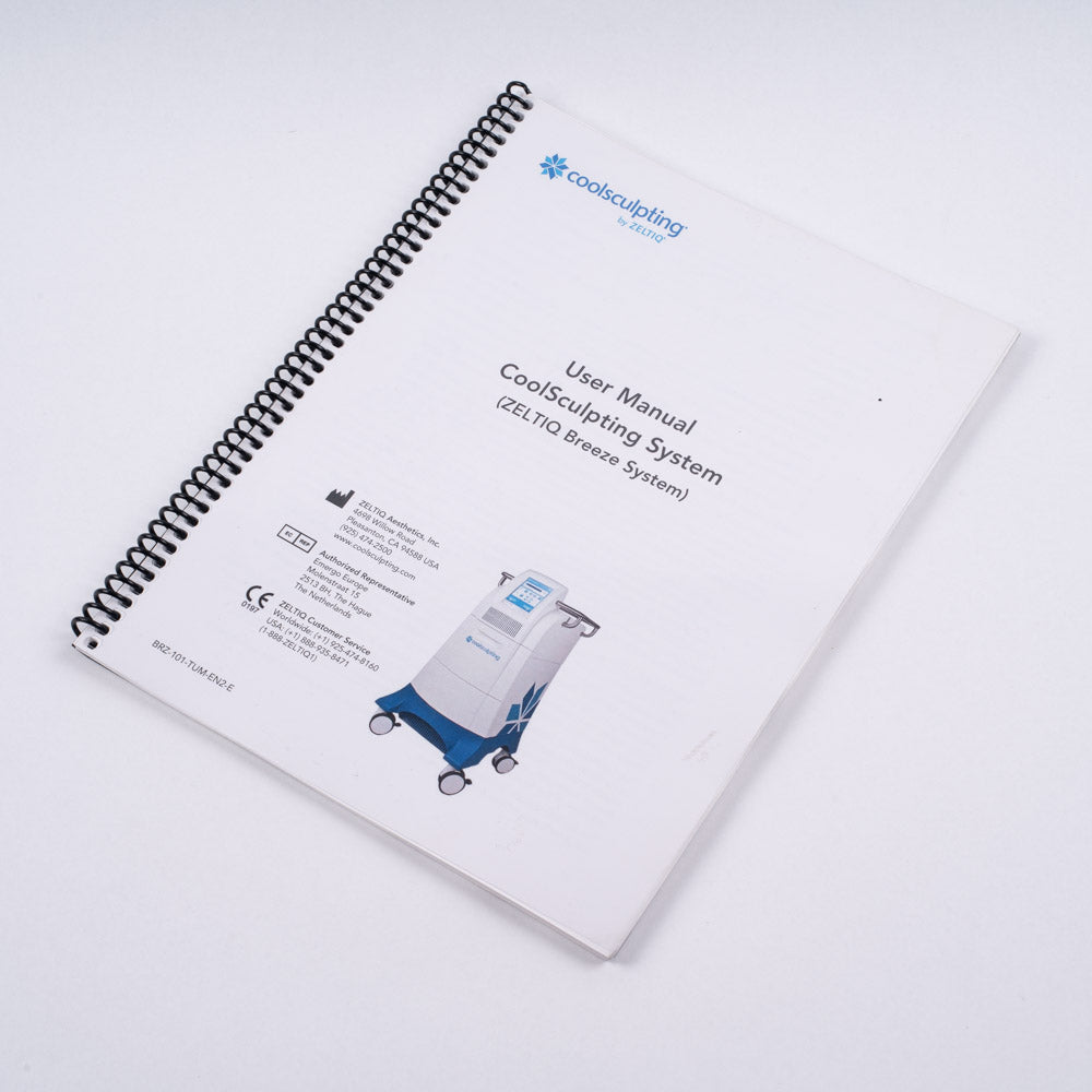 Zeltiq CoolSculpting Breeze System User Operator Manual