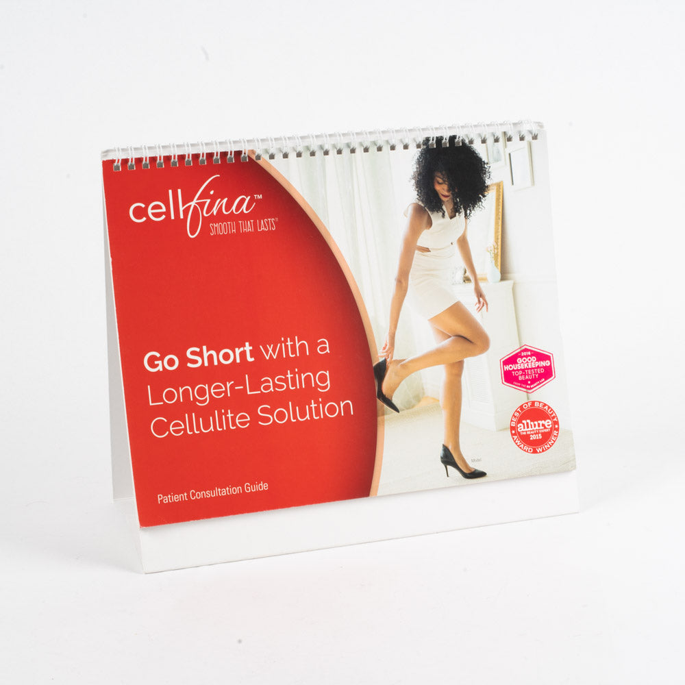 2016 MERZ Cellfina Prop-Up Display Patient Informational Booklet - 15 Pages