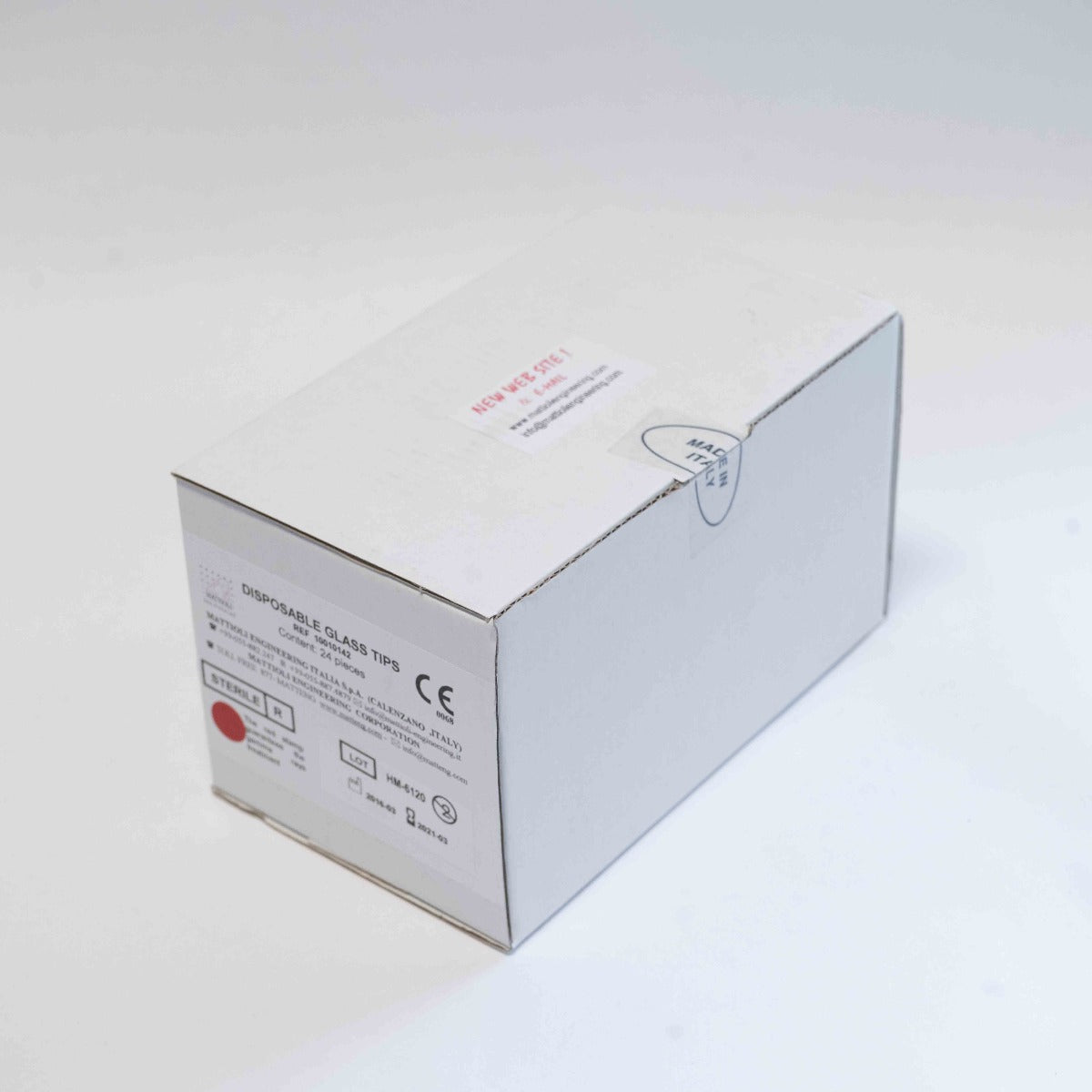 Mattioli Engineering - Disposable Glass Tips REF 10010142 (FULL BOX OF 24pcs)