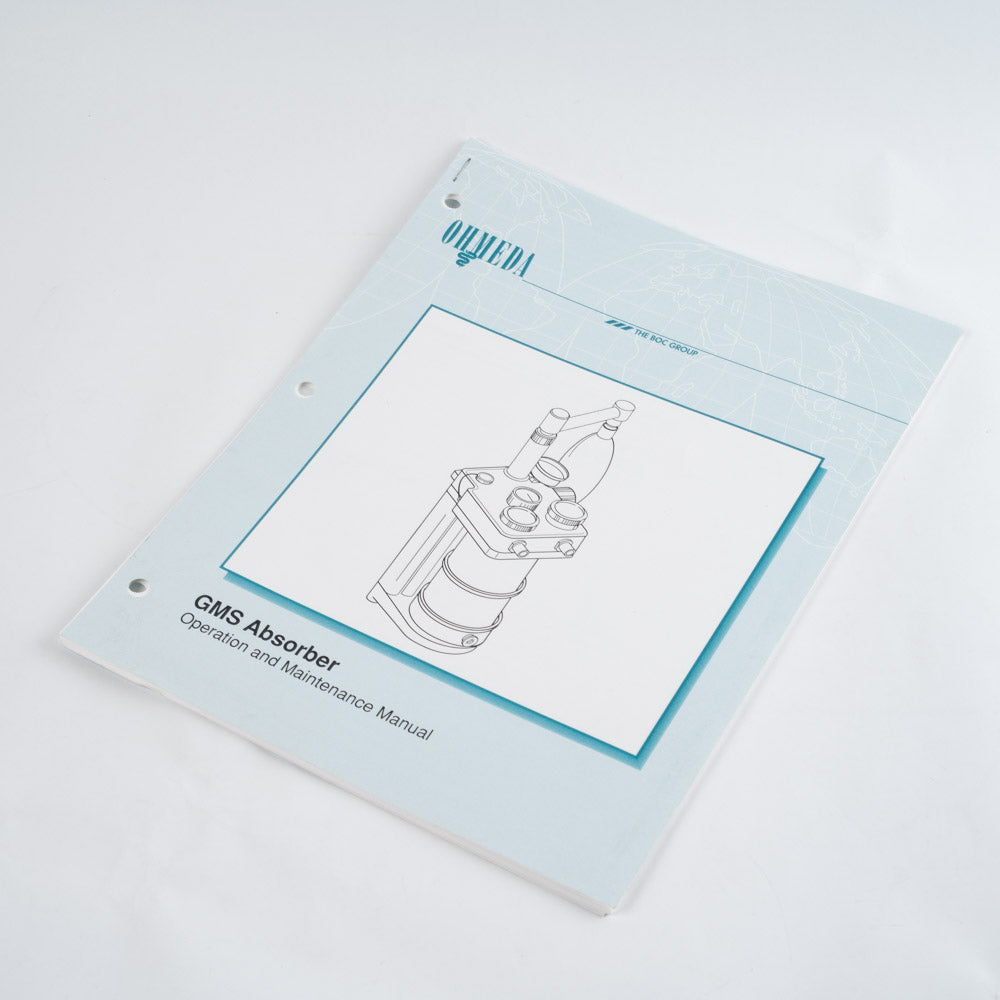 DATEX - OHMEDA GMS Absorber Operation & Maintenance Manual