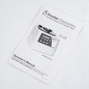Drucker Diagnostics Lab Centrifuge 642VES, 642VFD, & 642VFD-Plus USER MANUAL