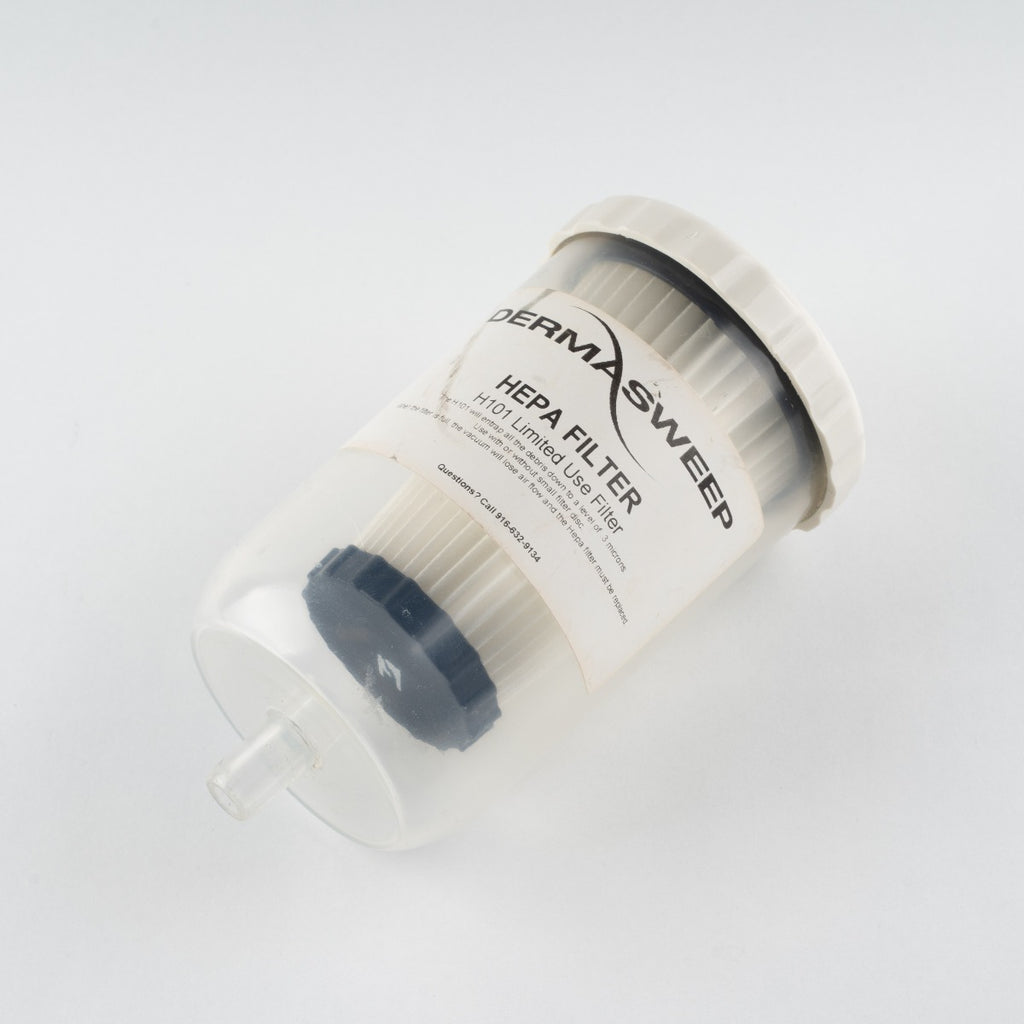 DermaSweep HEPA Filter H101 Limited Use Filter - 0.3 micron Filtration