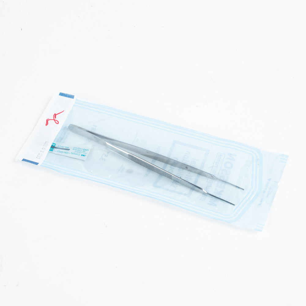 Miltex Stainless Steel Potts-Smith Mouse Teeth 1x2 Tissue Forceps 7-1/4"