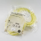 (5 Pcs) Disposable Latex Free Spirometry Tube - Yellow 2 Meter / 7 Foot - d