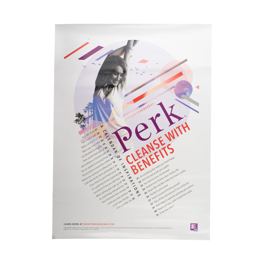 X2 Edge Systems - PERK Cleanse with Benefits Promotional Posters