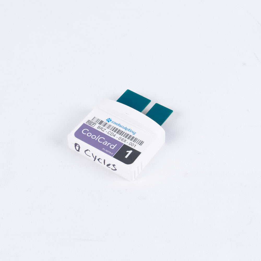 Zeltiq CoolSculpting CoolCard BRZ-CD4-06X-001 - EXPIRED 0 Cycles - PARTS AS-IS