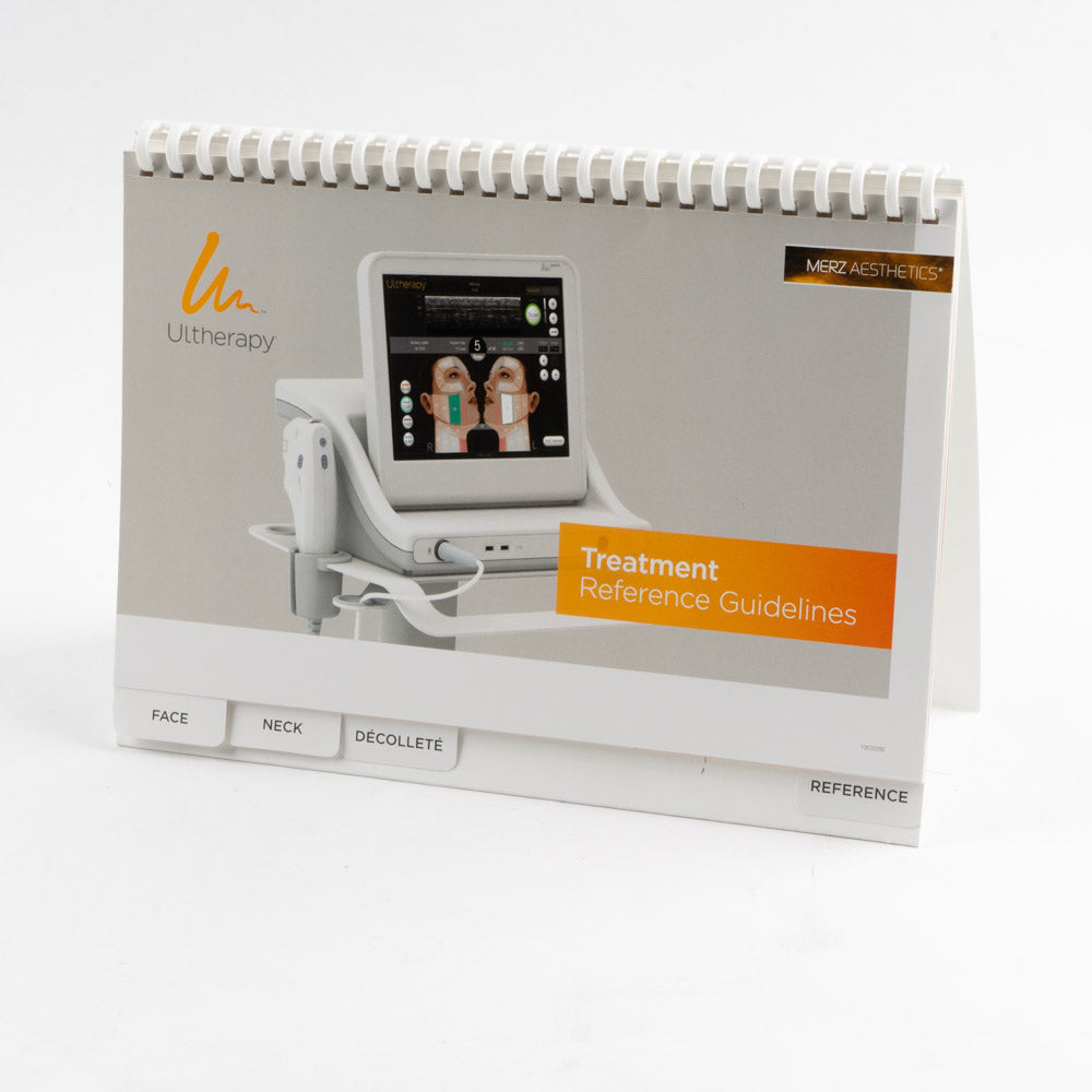 Ultherapy Treatment Reference Guideline - Clinician Guideline - Prop Up Guide Book