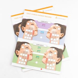 Ultherapy Face & Neck Planning Record - Treatment Preparation Tear Sheet