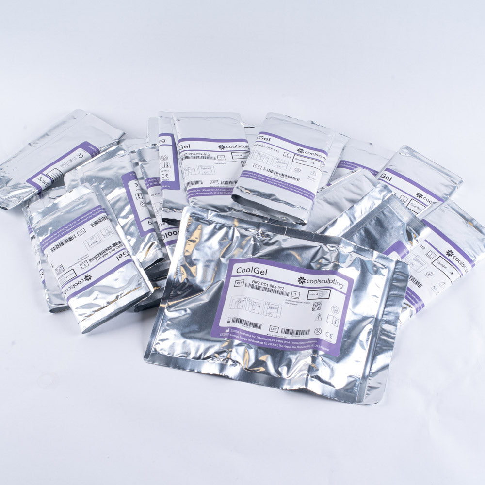 ZELTIQ Cool Sculpting Cool Gel Curve Core Fit CoolGel Pads BRZ-PD1-06X-012 Qty 23