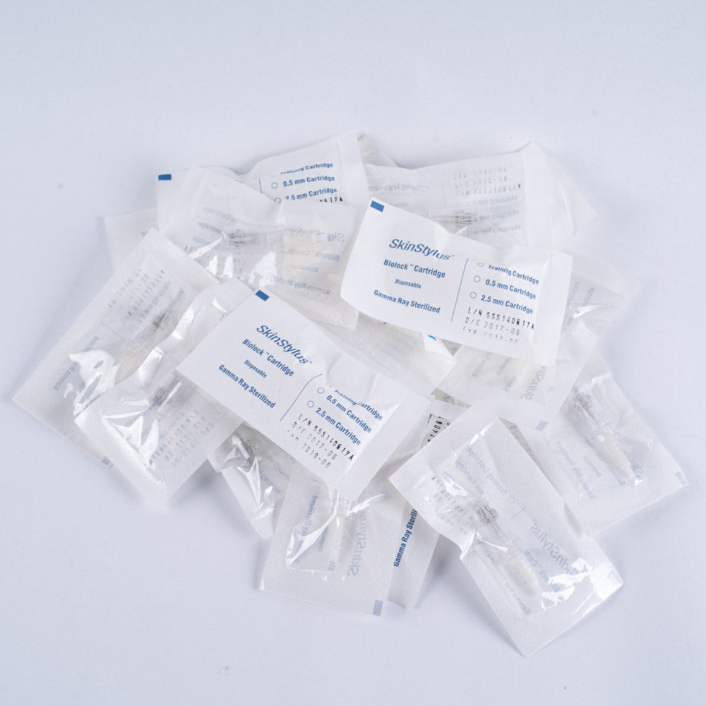 SkinStylus GOLD Biolock 1 Microneedling Cartridge Needles Sterile 20 Pcs