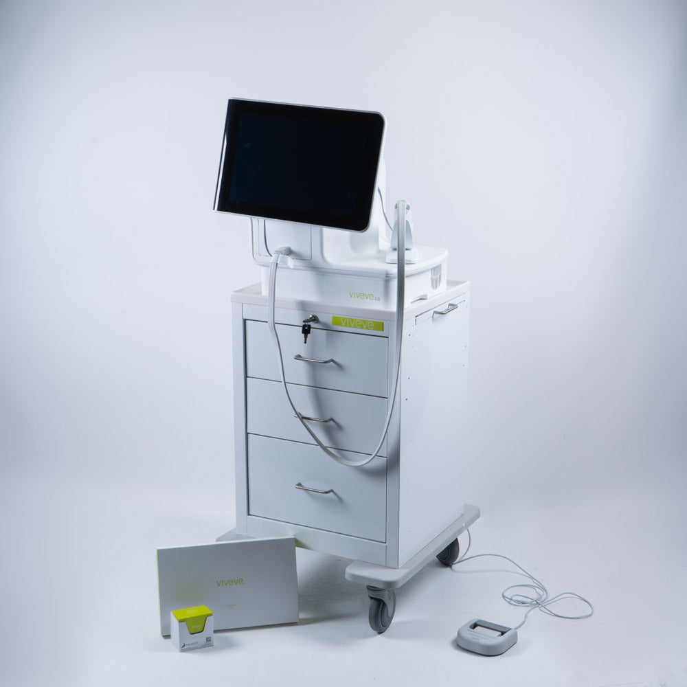 2017 Viveve 2.0 Cryogen Cooled Monopolar Radio Frequency w Handpiece Tips RF