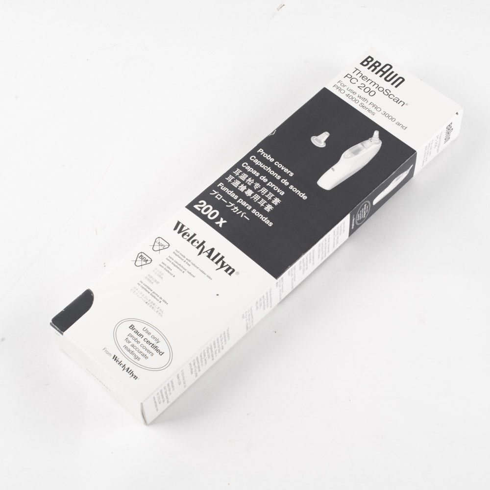 BRAUN ThermoScan PC 200 Handheld Digital Ear Thermometer w/ 200 Probe Covers
