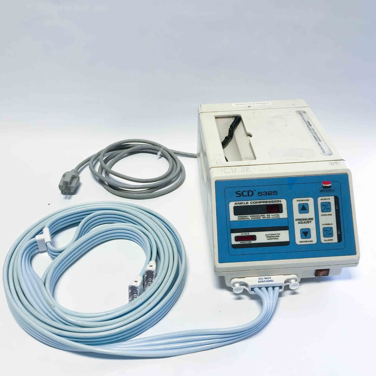 KENDALL SCD 5325 Vascular Sequential Compression Therapy Pump - SN:02676